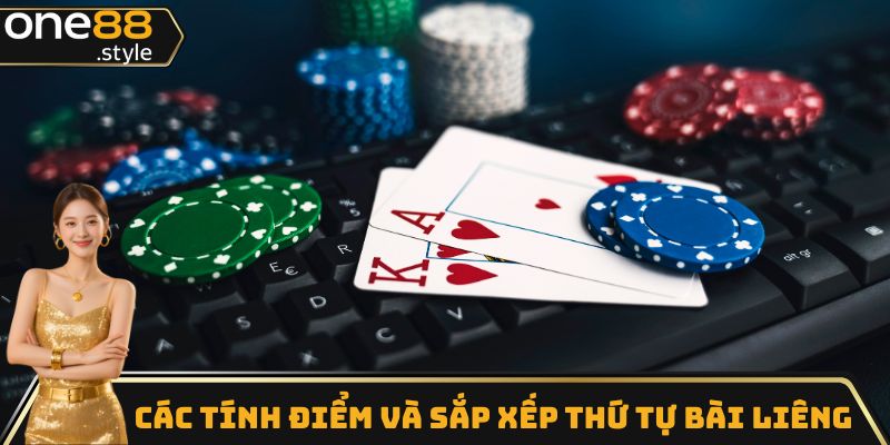 Quy tắc tính điểm và xếp bài khi khám phá cách chơi bài liêng dễ hiểu